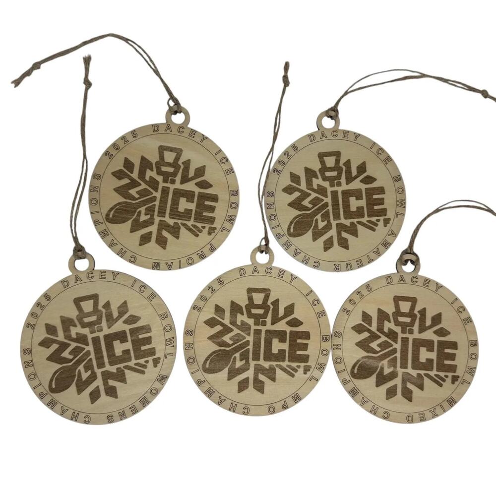 DISC GOLF Custom Mini Bag Tag Trophy Wood Discgolfer Personalized